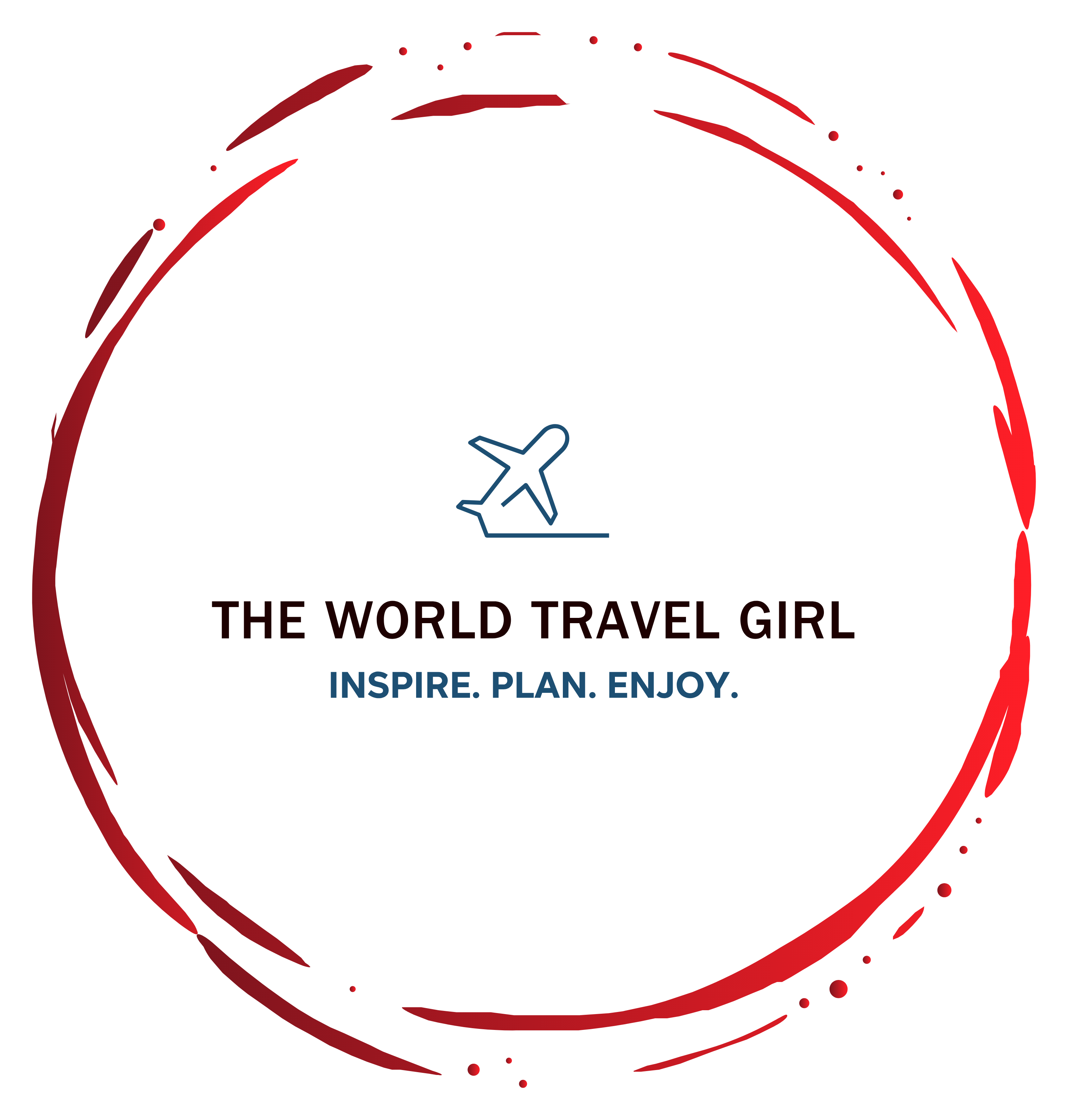 The World Travel Girl Logo